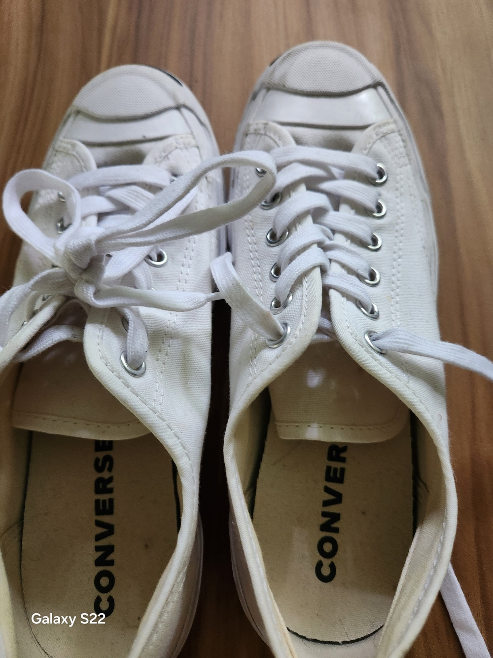 Converse White Canvas Low-Top Sneakers